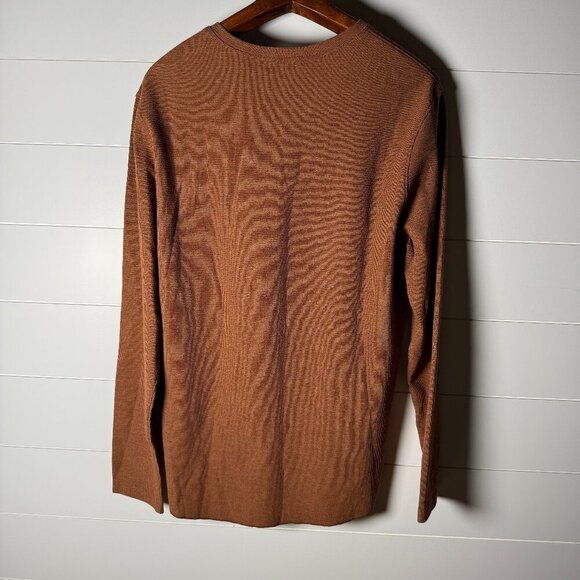 NWT Men’s Large The Buckle Outpost Makers Trill Thermal Henley Cinammon - Picture 3 of 5